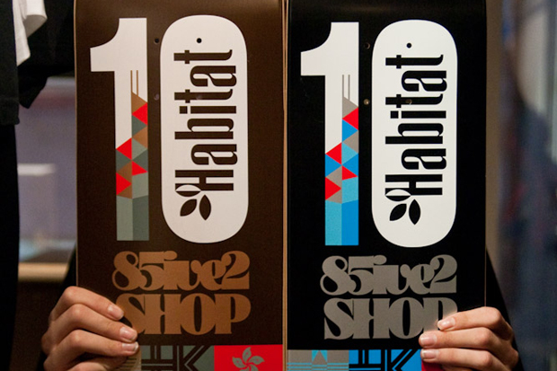 8five2 habitat skateboard decks 0 8FIVE2 x Habitat Skateboard Decks
