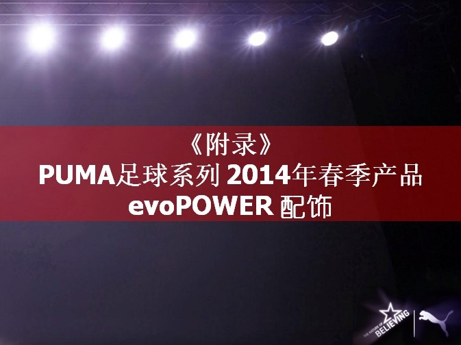 PUMA足球系列2014年春季新品 战靴evoPOWER(图)