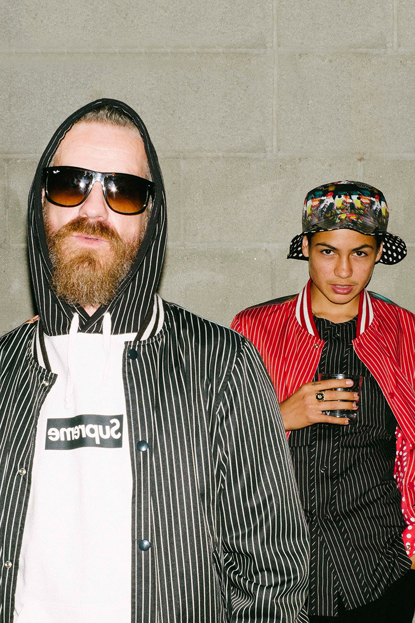 Image of Comme des Garçons SHIRT x Supreme 2014 春夏联名系列造型 Lookbook