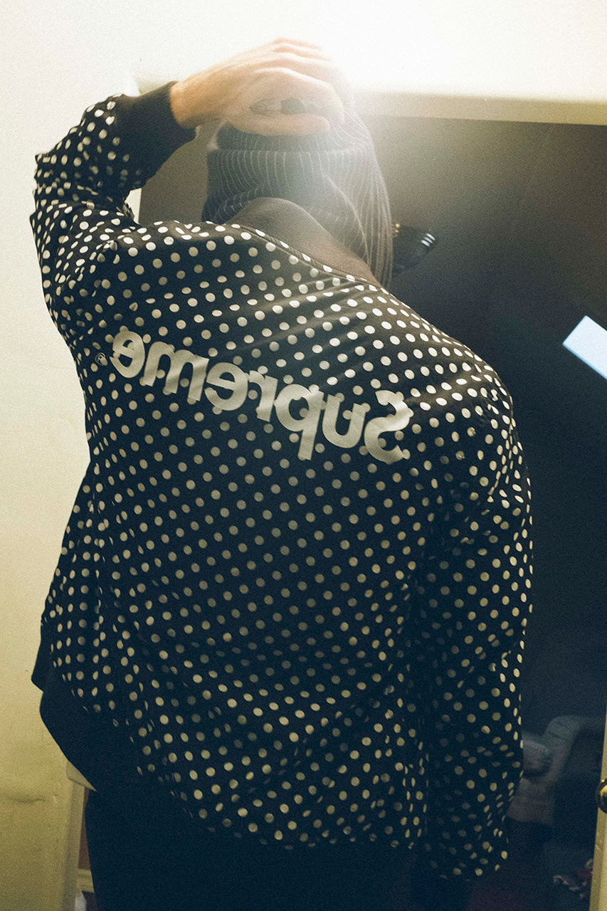 Image of Comme des Garçons SHIRT x Supreme 2014 春夏联名系列造型 Lookbook
